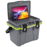 Pelican 14QT Cooler in Dark Gray/Green