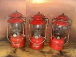 Set of 3 Coleman 200A Lanterns