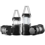 4-Pack Ultra Bright Collapsible LED Camping Lanterns