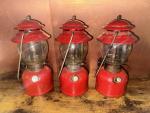 Set of 3 Coleman 200A Lanterns