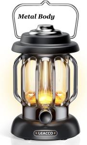 Portable LED Camping Lantern with Metal Body