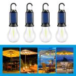 4 Pack Solar Rechargeable Camping Lanterns