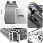 ZINZ Slim Expandable Anti-Theft Laptop Backpack