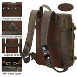 Tiding Leather Backpack for 15.6 Inch Laptop
