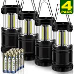 Portable LED Camping Lanterns - 4 Pack