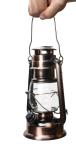 Vintage Copper LED Lantern by North Point