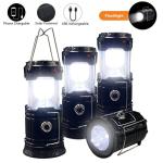 Solar Lantern with Power Bank - 3-in-1 Camping Light
