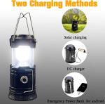 Solar Lantern with Power Bank - 3-in-1 Camping Light