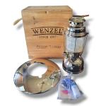 Wenzel Kerosene Pressure Lantern with Wooden Crate