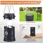 Solar Lantern with Power Bank - 3-in-1 Camping Light