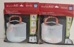 2 Pack LuminAID Solar Lanterns - Waterproof and Portable