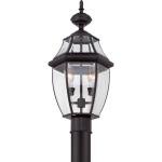 Newbury 2-Light Large Black Outdoor Lantern