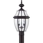 Newbury 2-Light Large Black Outdoor Lantern