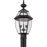 Newbury 2-Light Large Black Outdoor Lantern