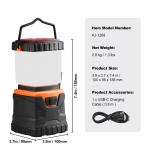 Bright Portable LED Camping Lantern - USB Rechargeable