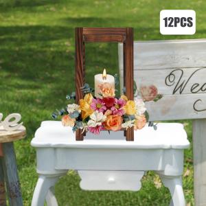 Wooden Lantern Centerpiece Set for Camping Decor