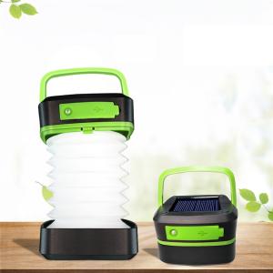 Solar Rechargeable LED Camping Lantern and Flashlight