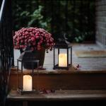 2 Pack Black Outdoor Lanterns for Camping