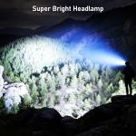 Blukar Rechargeable 2-Pack LED Headlamps, 2000LM