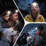 Foxelli LED Headlamp for Camping and Hiking