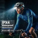 Rechargeable Motion Sensor Headlamp 2-Pack Waterproof