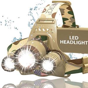 DanForce Camouflage USB Rechargeable LED Headlamp