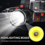 Bright Waterproof LED Headlamp with Adjustable Modes