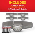 5-Pack EVEREADY LED Headlamps for Outdoor Adventures