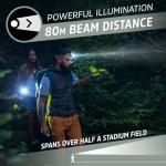 Energizer LED Headlamp PRO (2-Pack), IPX4 Water Resistant Headlamps, High-Performance Head Light for Outdoors, Camping, Running, Storm, Survival LED Light for Emergencies (Batteries Included)