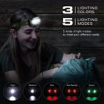 EverBrite 5-Pack Kids' Headlamps with Red Light