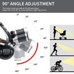 BORUIT RJ-3000 Rechargeable LED Headlamp for Outdoor Adventures