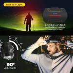 MIOISY Ultra-Bright Rechargeable LED Headlamp
