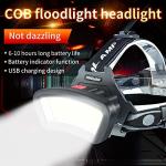 DARKBEAM USB Rechargeable 2000 Lumen Headlamp