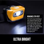 GORILLA GRIP Ultra Bright LED Headlamp, 7 Modes