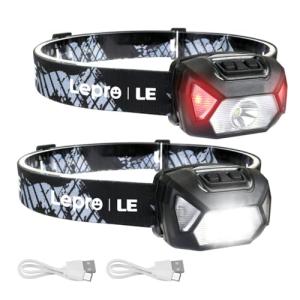 Rechargeable LED Headlamp with 6 Modes for Camping