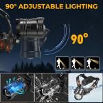 Rechargeable Headlamp 2-Pack for Camping and Outdoors