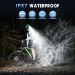 2000 Lumen Rechargeable Headlamp with 7 Modes