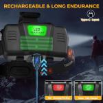 Rechargeable Headlamp 2-Pack for Camping and Outdoors