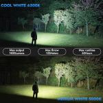 WUBEN E7 Mini Rechargeable Flashlight - 1800 Lumen