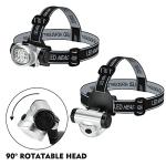EverBrite 5-Pack LED Headlamps with Adjustable Headbands