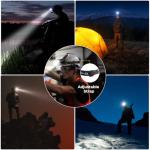 Rechargeable Headlamp 2-Pack for Camping and Outdoors