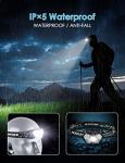 9 LED Headlamp 2 Pack, 2000 Lumen Brightness