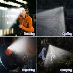 Rechargeable LED Headlamp 2-Pack with Motion Sensor