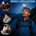 Rechargeable 90000 Lumens Ultra Bright Headlamp