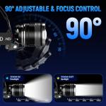 Super Bright Rechargeable 5-Mode Headlamp for Camping