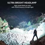 Super Bright Rechargeable Headlamp 99000 Lumens - 2 Pack