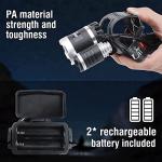 BORUIT RJ-3000 Rechargeable LED Headlamp for Outdoors