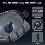 WWOAA 4000 Lumen Rechargeable Waterproof LED Headlamp