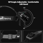 Bright Headlamp with 7 Modes and Long Battery Life