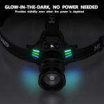 WWOAA 4000 Lumen Rechargeable Waterproof LED Headlamp